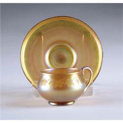 TIFFANY CUP AND SAUCER