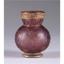 DAUM THISTLE VASE