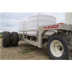2014 PATTISON DLS4200 LIQUID FERTILIZE CART AND TANKS