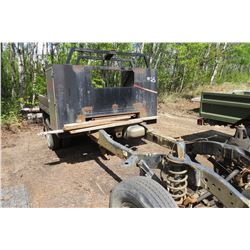 WELDING DECK ON 1997 DODGE DIESEL FRAME