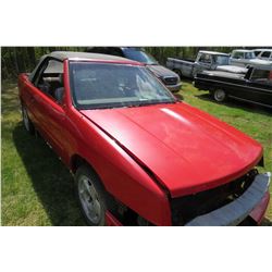 1991 DODGE SHADOW CONVERTIBLE