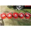 Image 2 : SET OF RED RALLY WHEELS & GMC