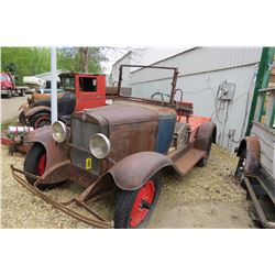1930 CHEV THREE HILLS TOWN FIRE TRUCK