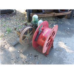 FIRE HOSE REEL & WATER PUMP