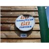 Image 1 : GO GOODYEAR GO FURTHER METAL SIGN