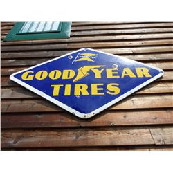 GOODYEAR TIRES METAL SIGN
