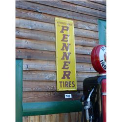 PENNER TIRES METAL SIGN