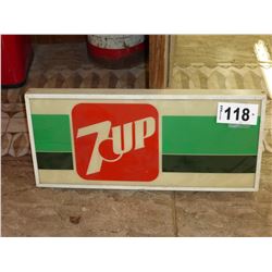 7UP LIGHTED DISPLAY SIGN