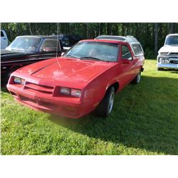 1982 DODGE RAMPAGE