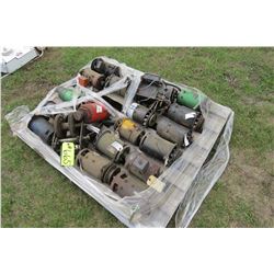 PALLET OF STARTERS, ETC