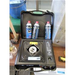 Butane Stove with 3 Tins of Butane