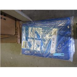 New Western Rugged 10 Foot x 20 Foot Blue Tarp