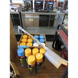 18 Tins of Krylon Pavement Striping Paint