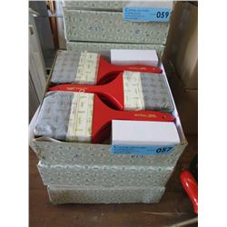 4 Dozen New 4" Pure Bristle Paint Brushes