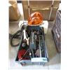Image 1 : 12 Volt Amber Light, Tote of Tools & More