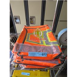14 2XL Orange High Visibility Safety Vests