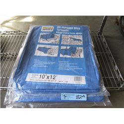 2 New Western Rugged 10 Foot x 12 Foot Blue Tarps