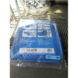 2 New Western Rugged 10 Foot x 14 Foot Blue Tarps
