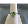Image 1 : Peridot, Tanzanite & Diamond Dinner Ring