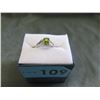 Image 2 : Peridot, Tanzanite & Diamond Dinner Ring