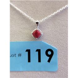 Ruby & Diamond Necklace