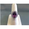 Image 1 : Huge 5+ CT Amethyst Dinner Ring