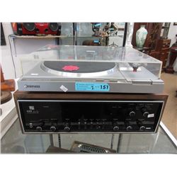 Hitachi HT-51 Turntable & Toshiba Receiver