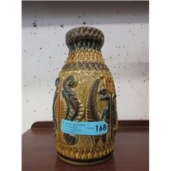 Vintage West German Glazed Porcelain Vase
