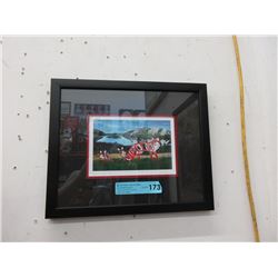 Richard Shorty Framed Print - "Book Mountain-Fox"