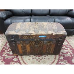 Vintage Dome Shipping Trunk