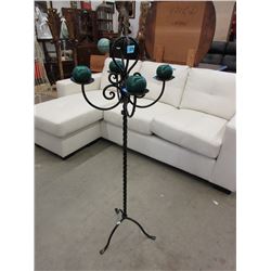 46" Tall Wrought Iron Candle Stand