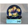 Image 1 : 4.5"  Moorcroft Cobalt Blue Hibiscus Dish