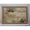 Image 1 : Framed L. Sharon Giclee Print on Canvas
