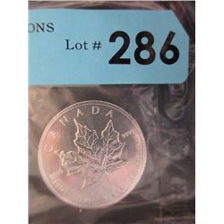 1 Oz. Canada Maple Leaf .9999 Silver Coin