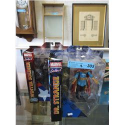 2 Marvel Select Figurines in Original Boxes