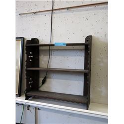 Vintage Wood Small Wall Shelf