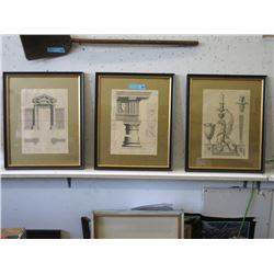 3 Architectural Prints