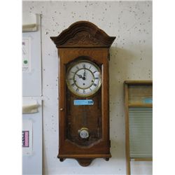 Howard & Miller Wood Case Pendulum Wall Clock