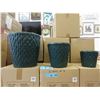 2 News 3 Piece Sets of Ceramic Planters