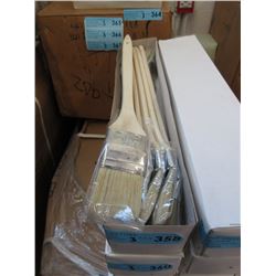 3 Dozen New Long Handled 2" Angled Brushes