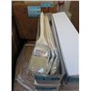 Image 1 : 3 Dozen New Long Handled 2" Angled Brushes