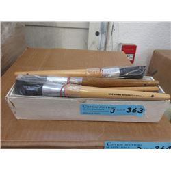 3 Dozen New #4 Artist Bristle Brushes