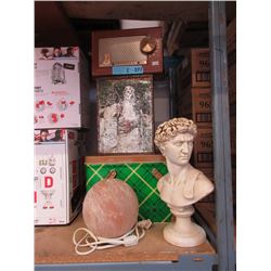 Stone Lamp, Collector Tins & More