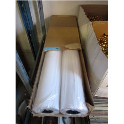 2 New 3 Foot Wide Rolls of Paper