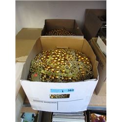 2 Large Boxes of Plastic Beads & Necklaces