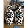 Image 1 : Pair of New 20" Glazed Ceramic Vases