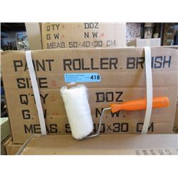 4 Dozen New 5" Paint Rollers with Handles