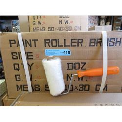 4 Dozen New 5" Paint Rollers with Handles