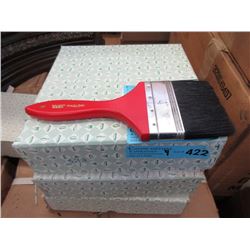 4 Dozen New 4" Pure Bristle Paint Brushes