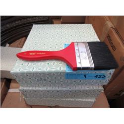 4 Dozen New 4" Pure Bristle Paint Brushes
